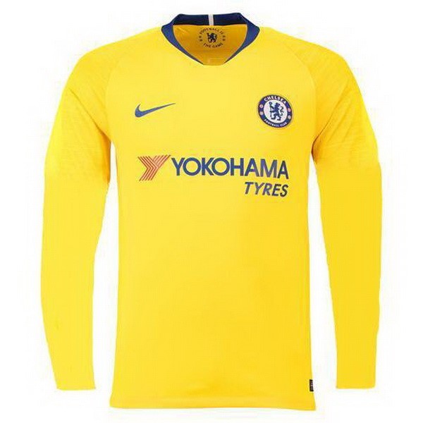 Camiseta Chelsea 2ª ML 2018-2019 Amarillo